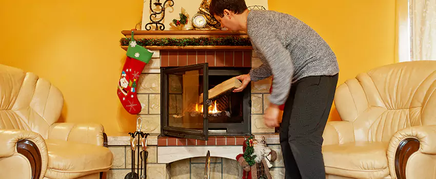 Rusted Metal Fireplace Restoration in Hopkins, Minnesota